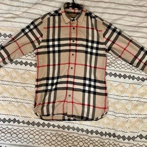 Men’s Burberry flannel- small